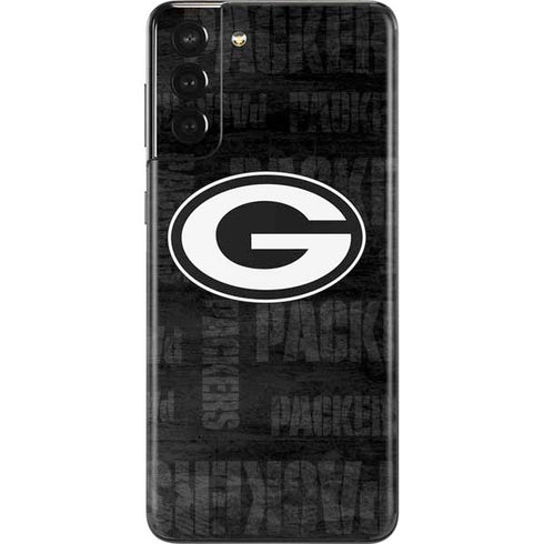 NFL Green Bay Packers Black & White Galaxy S21 Plus 5G Skin